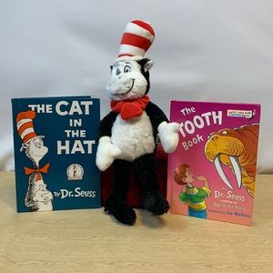 THE CAT IN THE HAT plush and books